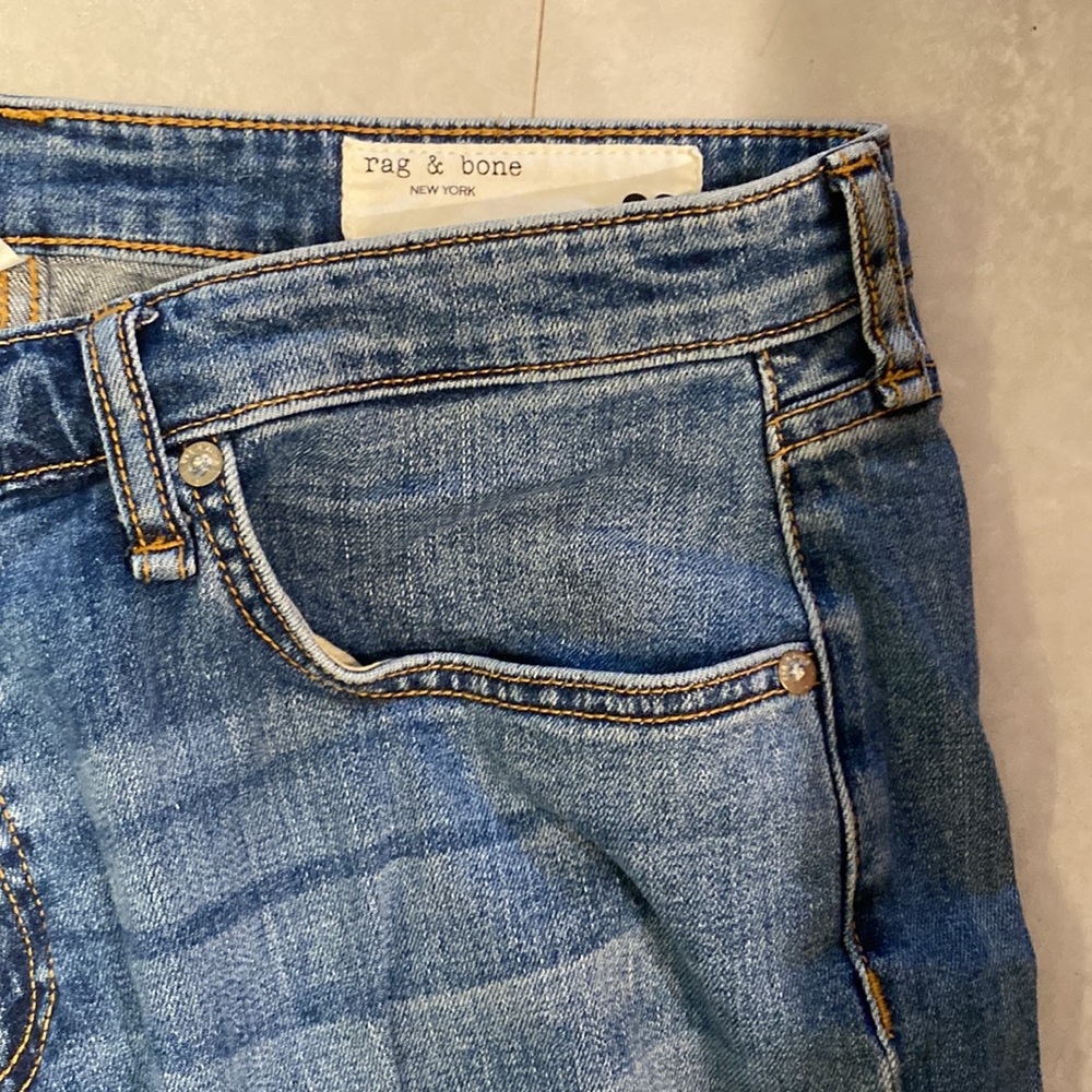 Rag and Bone Dre Low-Rise Slim Boyfriend Jeans - Picture 7 of 13